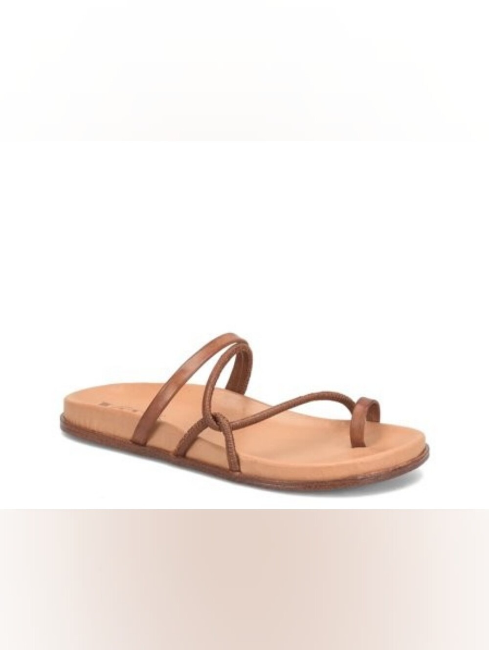 Korks Women's Metallic Bronze Strappy Slide Sandal Sz 8 - Picture 2 of 11